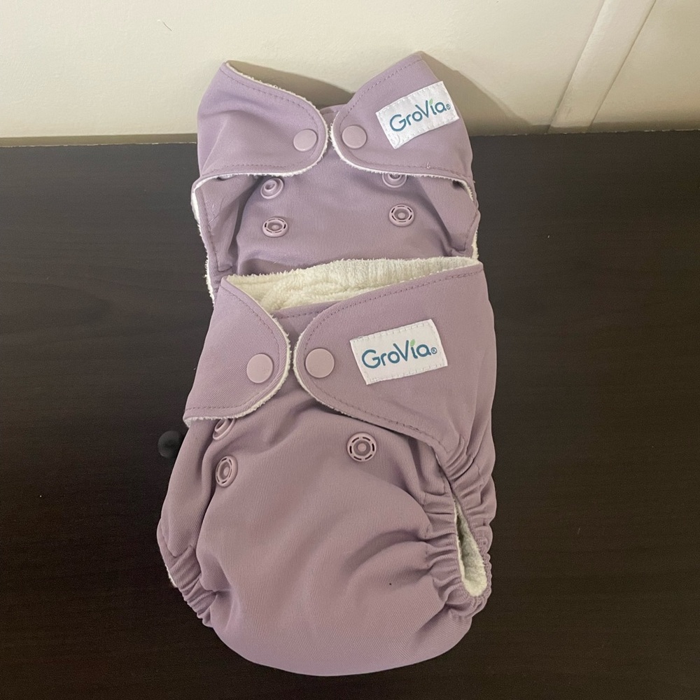GroVia AIO Newborn Cloth Diapers